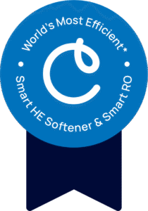 World's Most Efficient Culligan Smart HE Water Softener and Smart Reverse Osmosis System badge